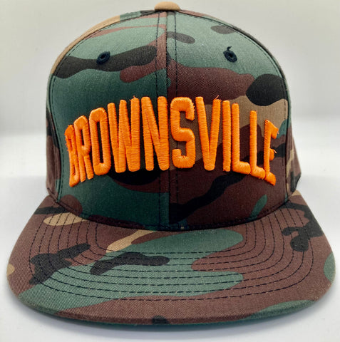 Camo and Orange Brownsville Hat