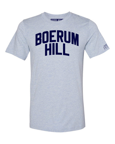 Sky Blue Boerum Hill T-shirt with Blue Letters