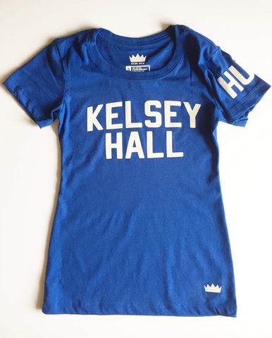 Hampton University Dorm T-shirt with White Reflective Lettering