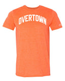 Orange Overtown Miami T-shirt w/ White Reflective Letters