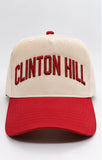 Natural and Red Clinton Hill Five Panel Hat