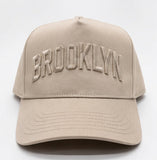 Khaki Brooklyn Five Panel Hat