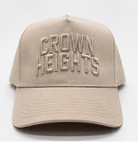 Khaki Crown Heights Five Panel Hat