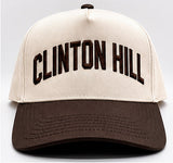 Natural and Brown Clinton Hill Five Panel Hat