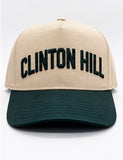 Natural and Green Clinton Hill Five Panel Hat