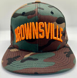 Camo and Orange Brownsville Hat