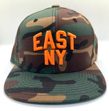 Camo and Orange East New York Hat