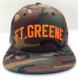 Camo and Orange Ft. Greene Hat