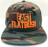 Camo and Orange East Flatbush Hat