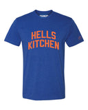 Blue Hells Kitchen T-Shirt with Orange Reflective Letters