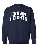 Navy Flatbush Sweatshirt with White Letters