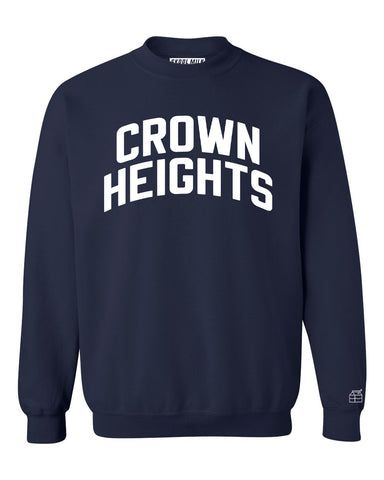 Navy Flatbush Sweatshirt with White Letters