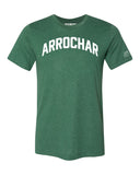 Green Arrochar T-shirt with White Reflective Letters