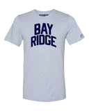 Sky Blue Bay Ridge T-shirt with Blue Letters