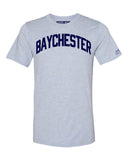 Sky Blue Baychester Bronx T-Shirt with Blue Letters