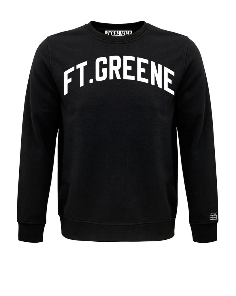 Black Ft.Greene Sweatshirt with White Reflective Letters