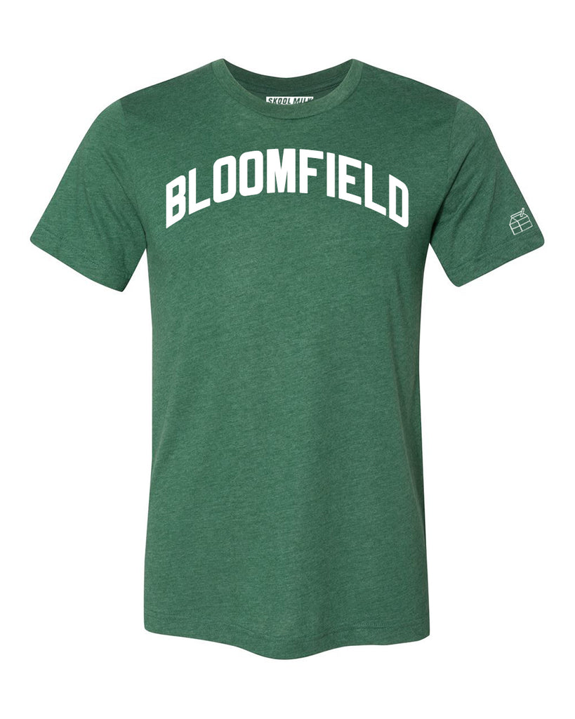 Green Bloomfield T-shirt with White Reflective Letters