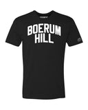 Black Boerum Hill T-shirt with White Reflective Letters