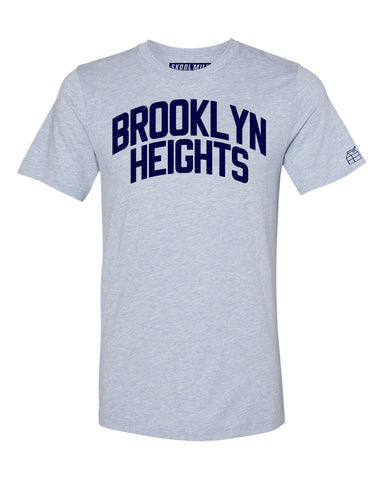 Sky Blue Brooklyn Heights T-shirt with Blue Letters