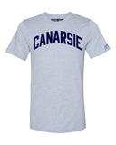 Sky Blue Canarsie T-shirt with Blue Letters