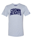 Sky Blue Crown Heights T-shirt with Blue Letters