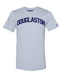 Sky Blue Douglaston T-shirt with Blue Letters