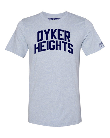 Sky Blue Dyker Heights T-shirt with Blue Letters