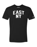 Black East NY T-shirt with White Reflective Letters