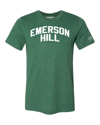 Green Emerson Hill T-shirt with White Reflective Letters