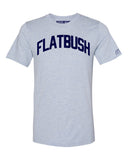 Sky Blue Flatbush T-shirt with Blue Letters