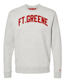 Oatmeal Ft. Greene Brooklyn Sweatshirt w/ Red Velvet Letters