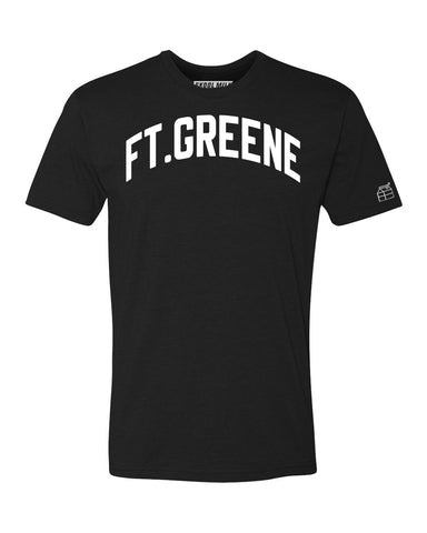 Black Ft.Greene T-shirt with White Reflective Letters
