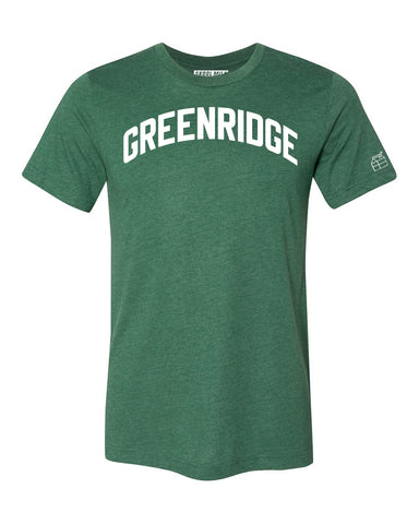 Green Greenridge T-shirt with White Reflective Letters