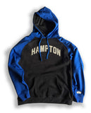 Hampton Royal Blue and Grey Hoodie with White Reflective Lettering