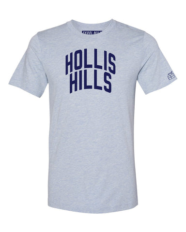 Sky Blue Hollis Hills T-shirt with Blue Letters