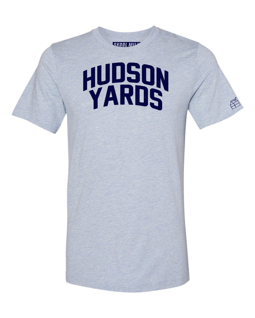 Sky Blue Hudson Yards  T-shirt with Blue Letters