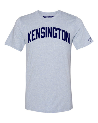 Sky Blue Kensington T-shirt with Blue Letters