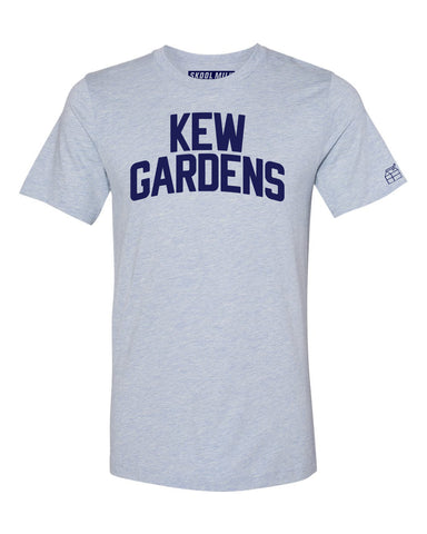 Sky Blue Kew Gardens T-shirt with Blue Letters