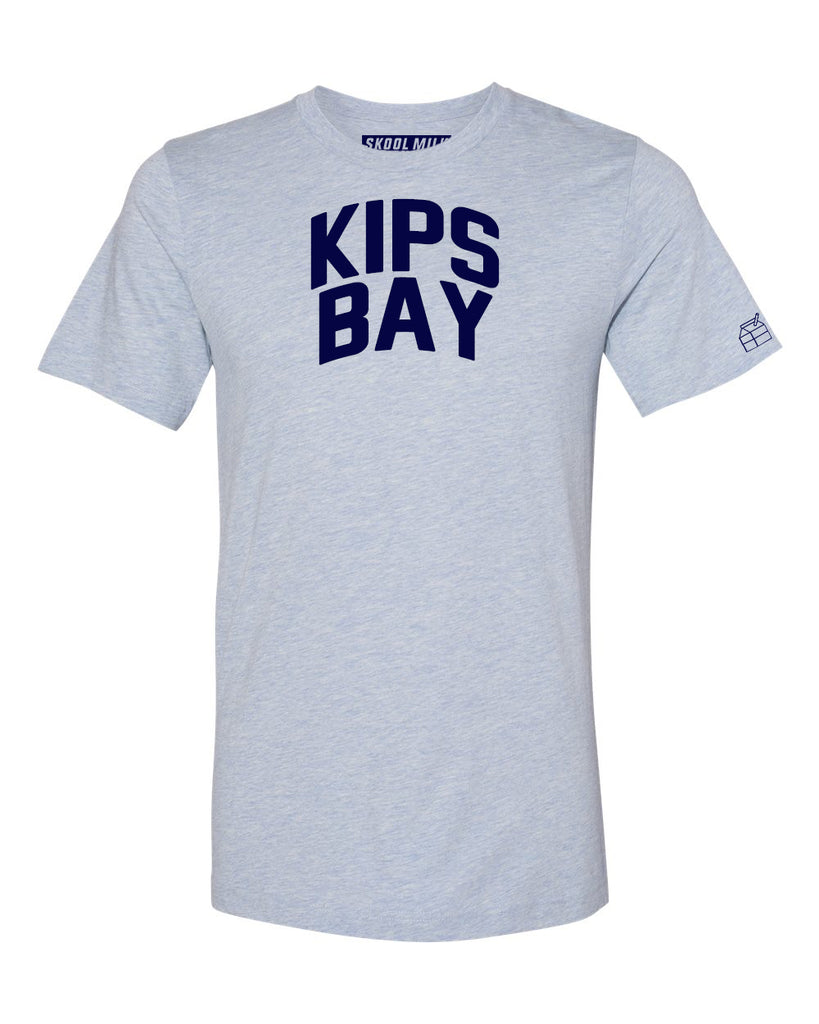 Sky Blue Kips Bay T-shirt with Blue Letters