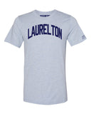 Sky Blue Laurelton T-shirt with Blue Letters