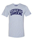 Sky Blue Lefferts Gardens T-shirt with Blue Letters