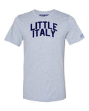 Sky Blue Little Italy T-shirt with Blue Letters
