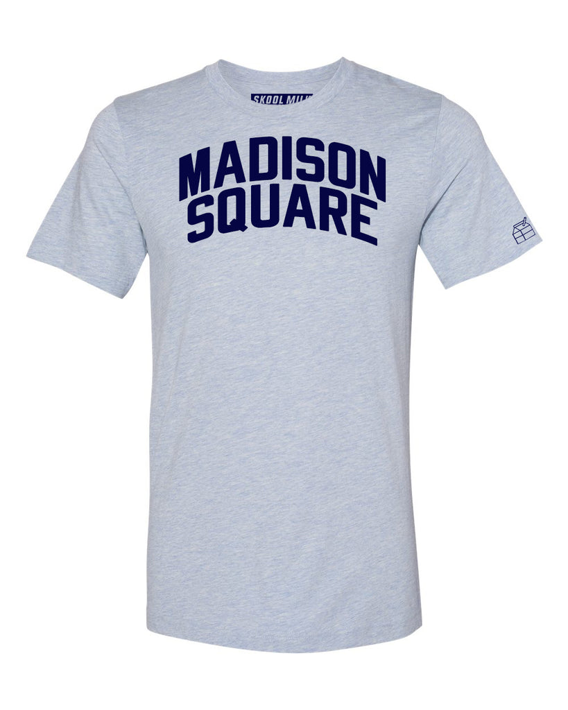 Sky Blue Madison Square T-shirt with Blue Letters