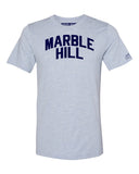 Sky Blue Marble Hill T-shirt with Blue Letters