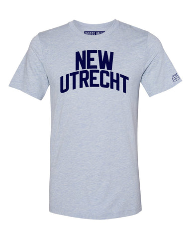 Sky Blue New Utrecht T-shirt with Blue Letters