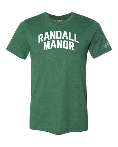 Green Randall Manor T-shirt with White Reflective Letters