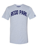 Sky Blue Rego Park T-shirt with Blue Letters