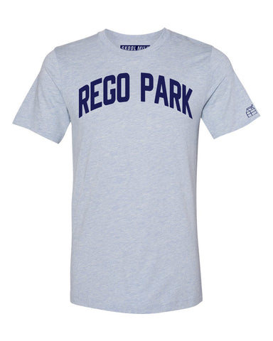 Sky Blue Rego Park T-shirt with Blue Letters