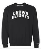 Black Crown Heights Sweatshirt w/ Reflective Letters
