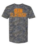 Camo East Flatbush T-Shirt With Reflective Letters